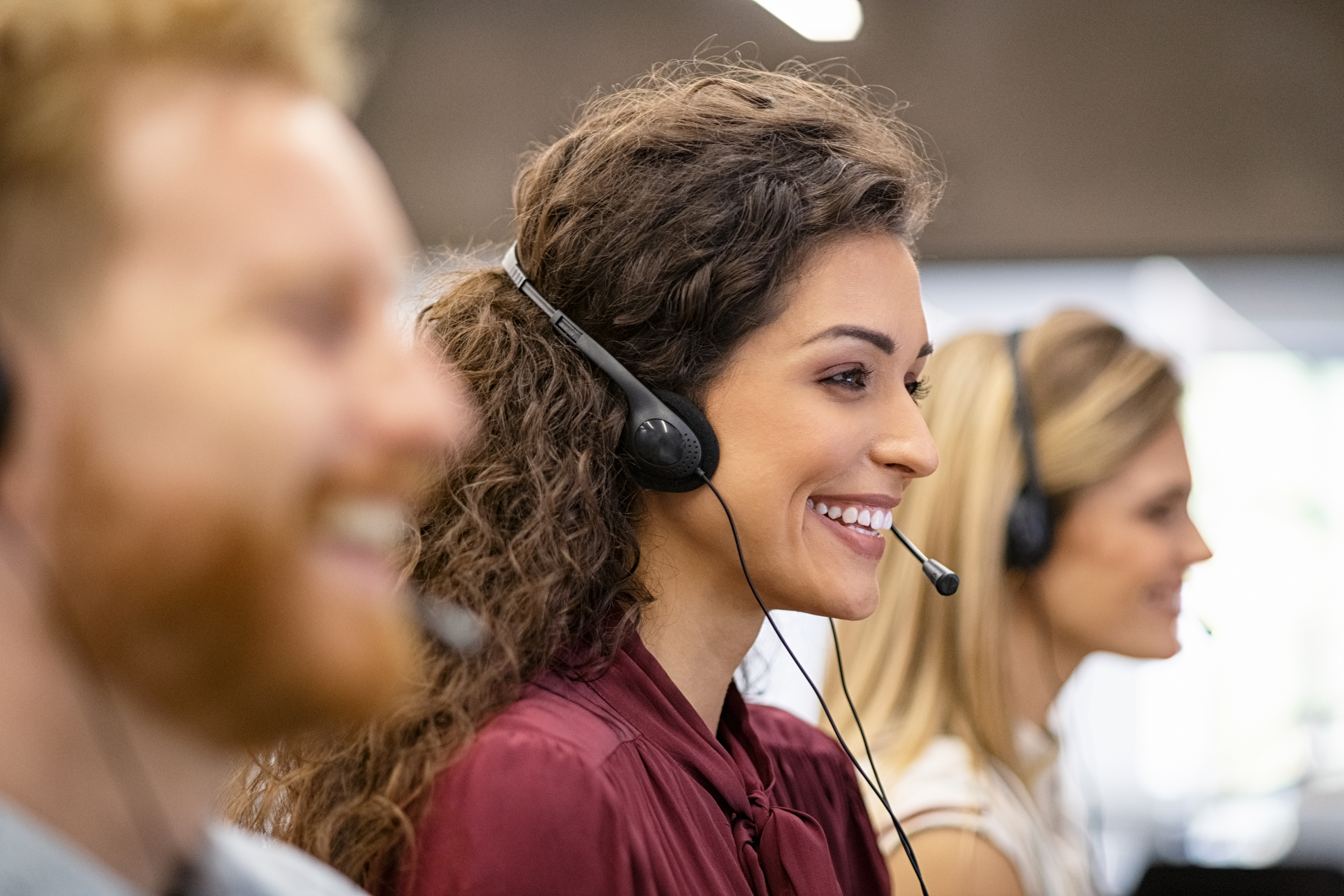 Virtual front desk team
